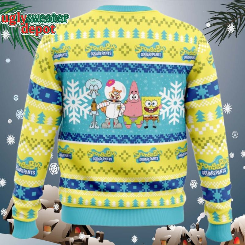 Christmas Spongebob Nickelodeon Ugly Christmas Sweater