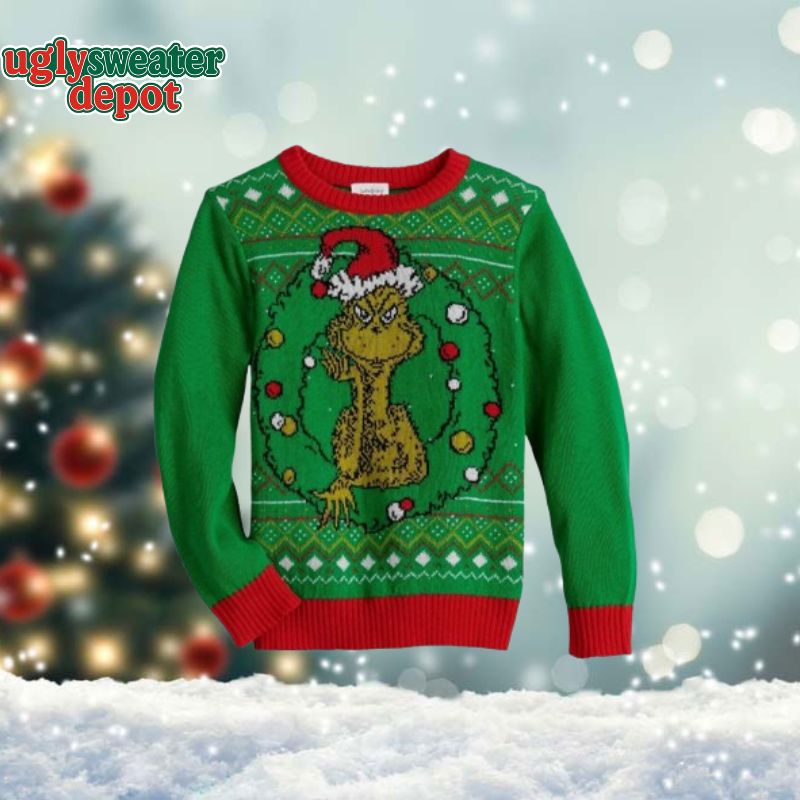 Dr. Seuss The Grinch LED Christmas Sweater