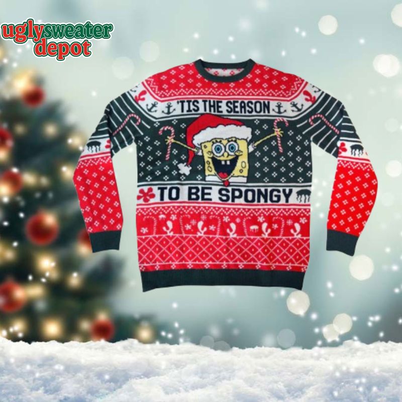 Breaking Bad x Spongebob Heisenberg Ugly Sweater