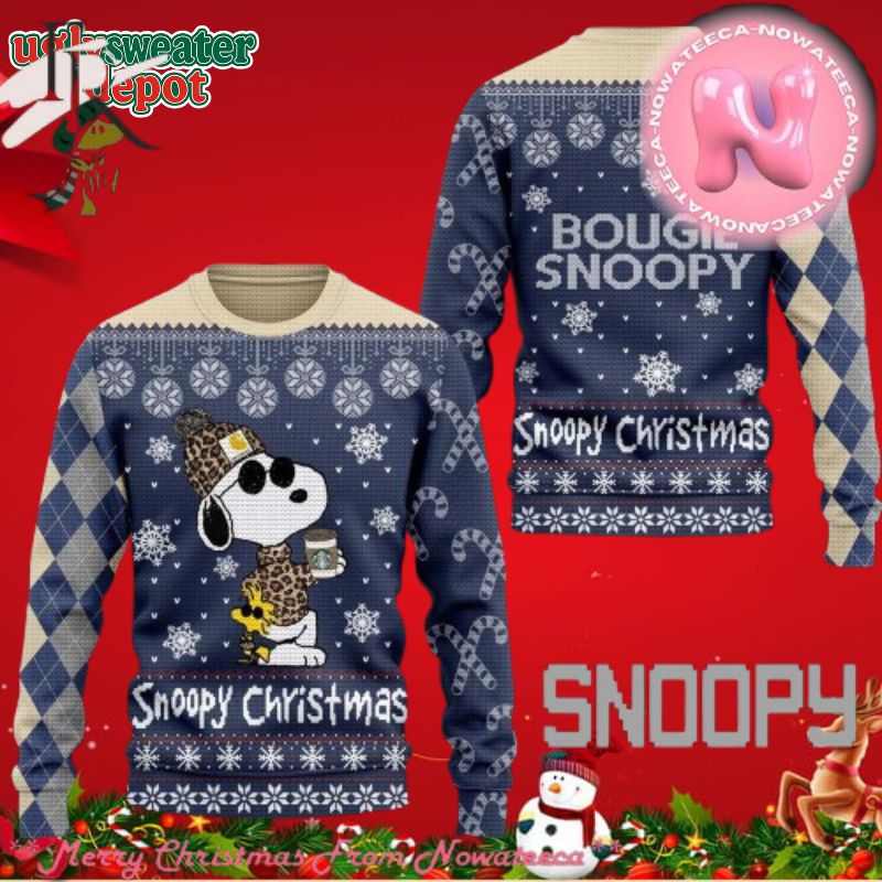 Bougie Snoopy Christmas Ugly Sweater