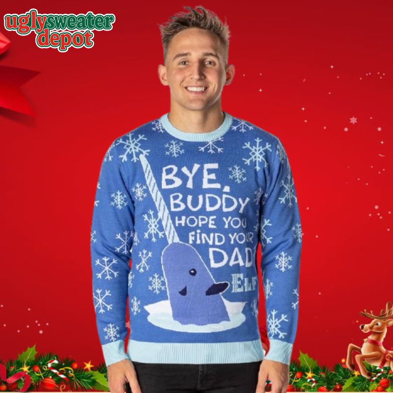 ELF The Movie Bye Buddy Ugly Christmas Sweater