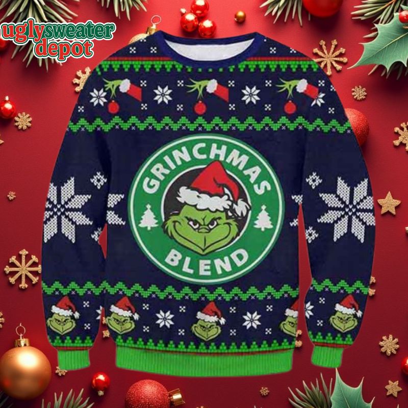 Grinch Grinchmas Blend Ugly Christmas Sweater