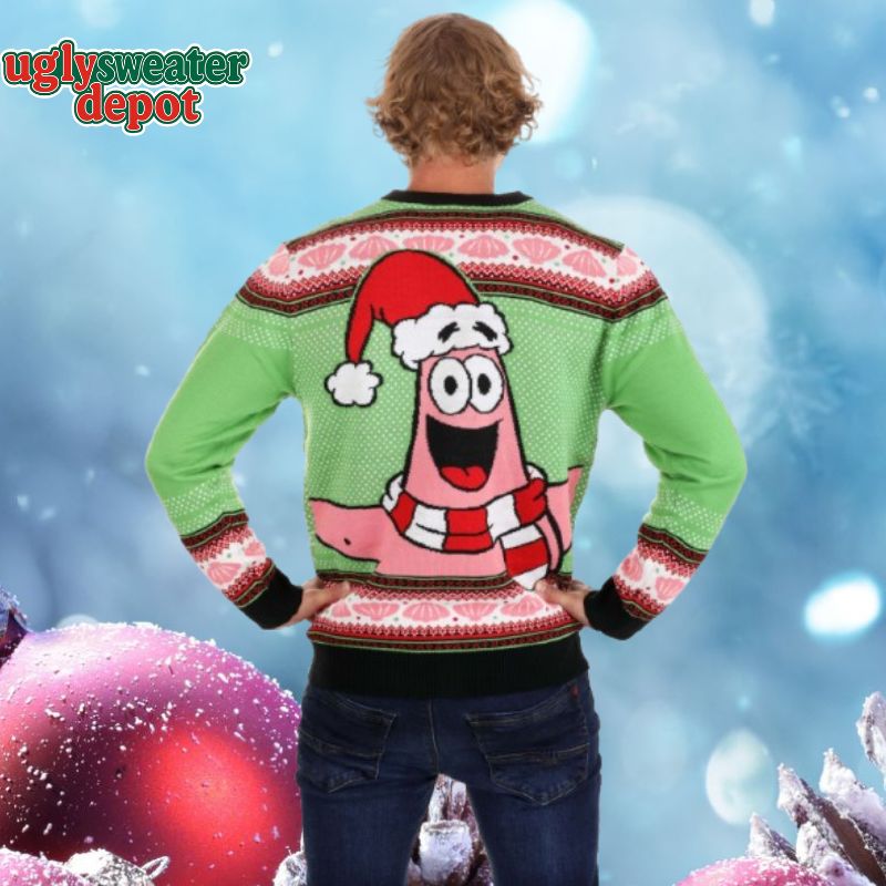 Spongebob Patrick Star Ugly Christmas Sweater