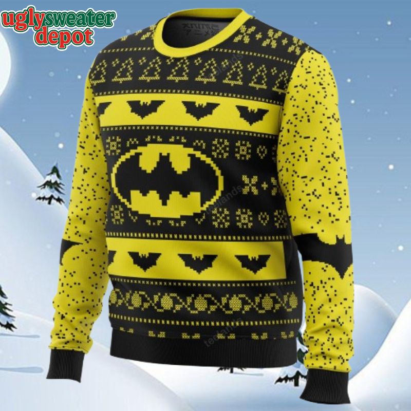 Batman The Logo Bat Seamless Ugly Christmas Sweater