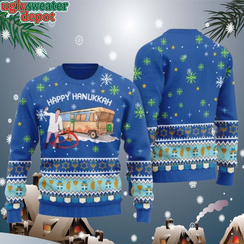 Breaking Bad Heisenberg Funny Hanukkah Ugly Sweater
