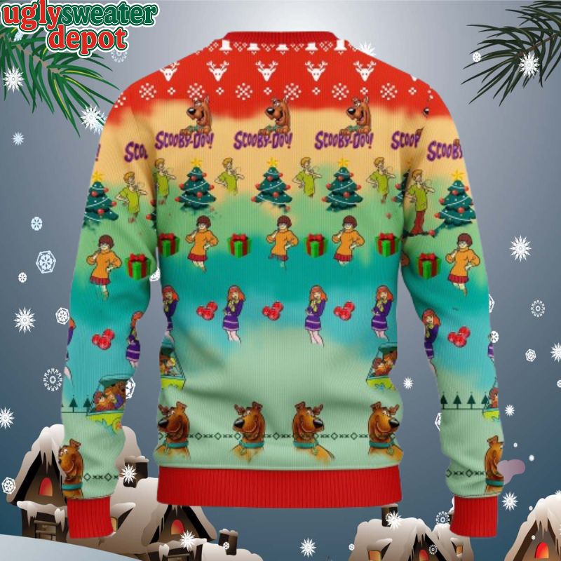 Scooby Doo Christmas Gift With Friends Ugly Sweater