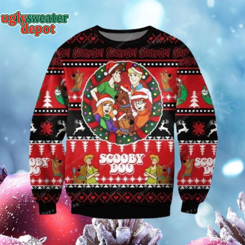 Scooby-doo Circle Family Ugly Sweater