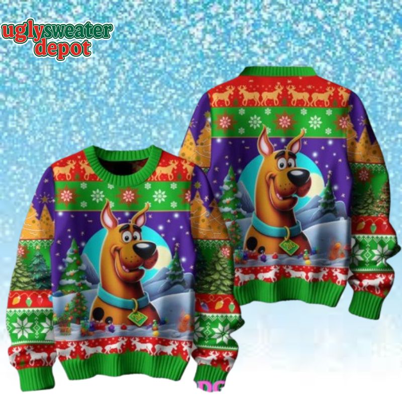 Scooby Doo Merry Christmas Special 3D Style Ugly Sweater