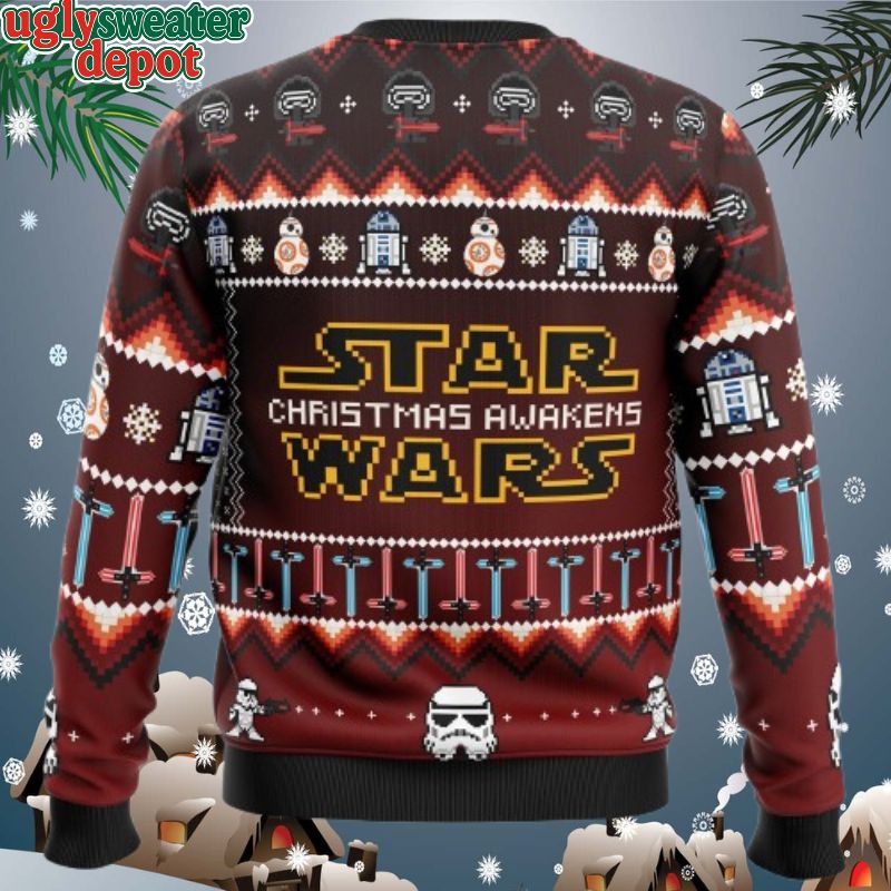 Christmas Awakens Star Wars Ugly Christmas Sweater