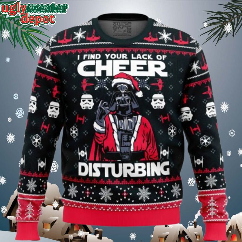 I Find Your Lack of Cheer Darth Vader Star Wars Ugly Sweater