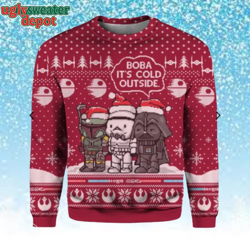 Star Wars Boba Chibi Christmas Sweater