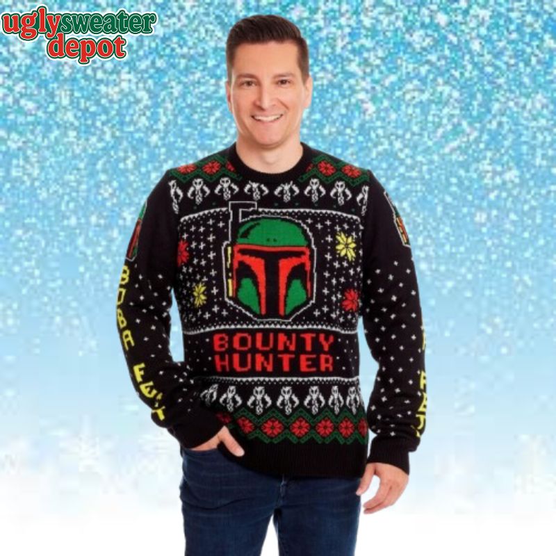 Star Wars Bounty Hunter Ugly Xmas Sweater