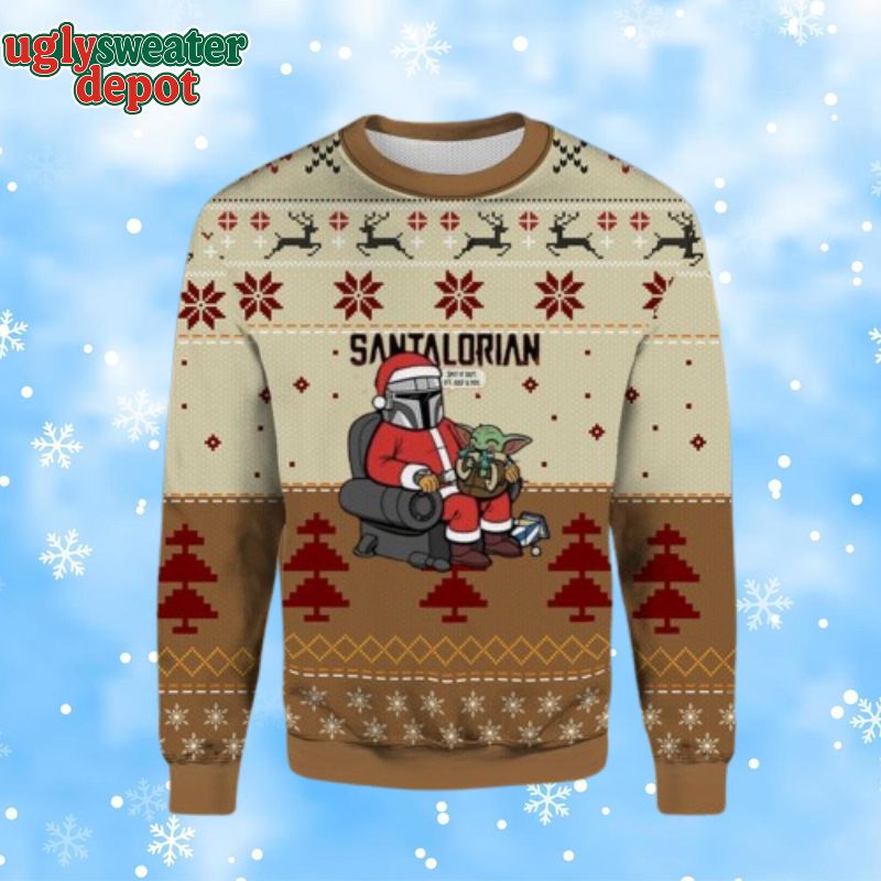 The SantaLorian Star Wars Ugly Christmas Sweater