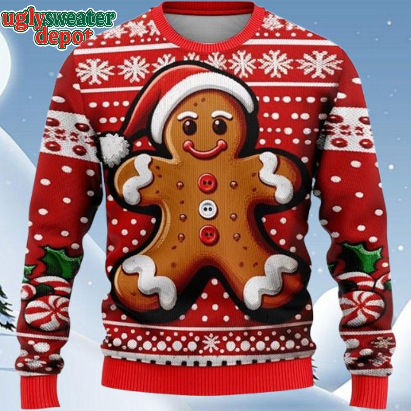 Gingerbread Ugly Sweater