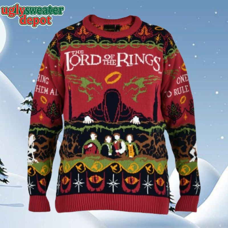 Nazgul Hunting Frodo Team The Lord Of The Rings Christmas Sweater
