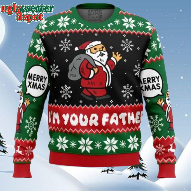 Merry Xmas Santa I’m Your Father Ugly Christmas Sweater