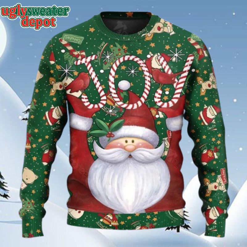Santa Claus Joy Lover Ugly Christmas Sweater