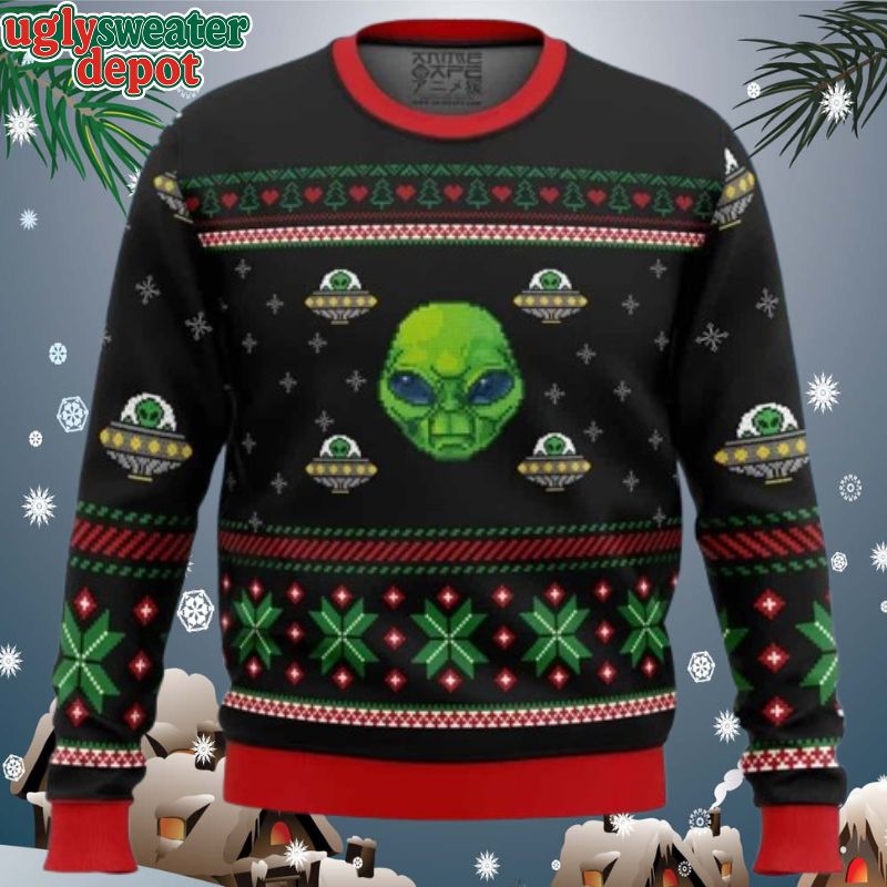 Area 51 Alien UFO Ugly Christmas Sweater