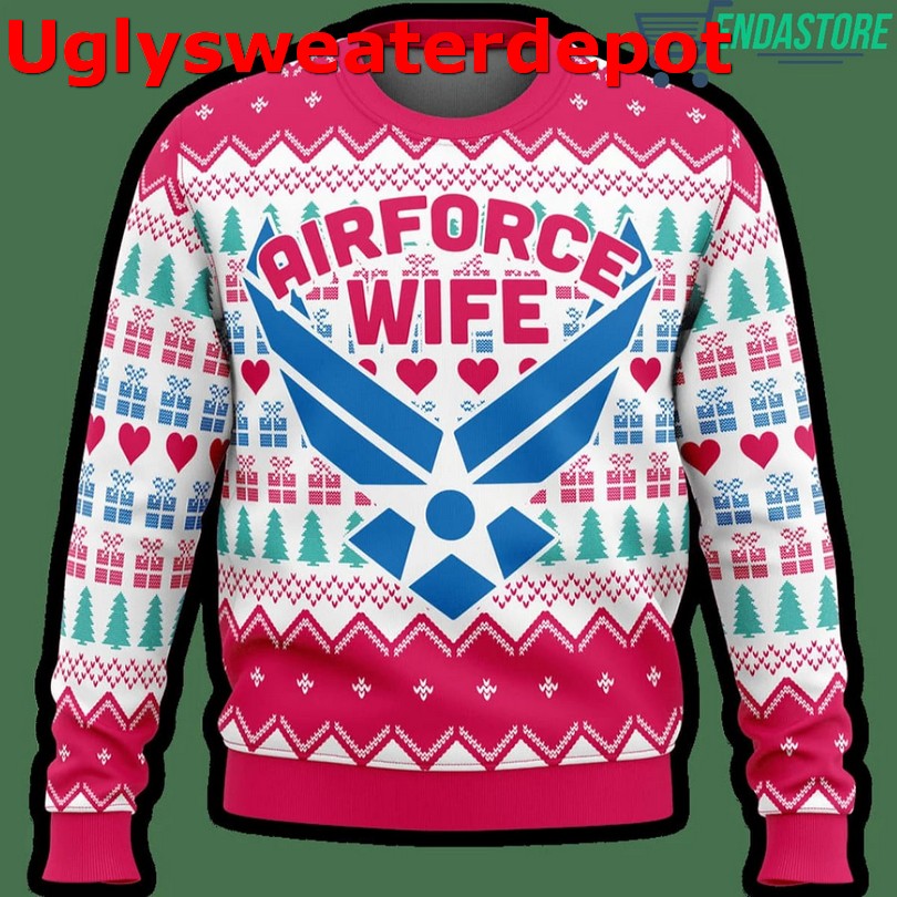Air Force Wife Premium Ugly Christmas Sweater