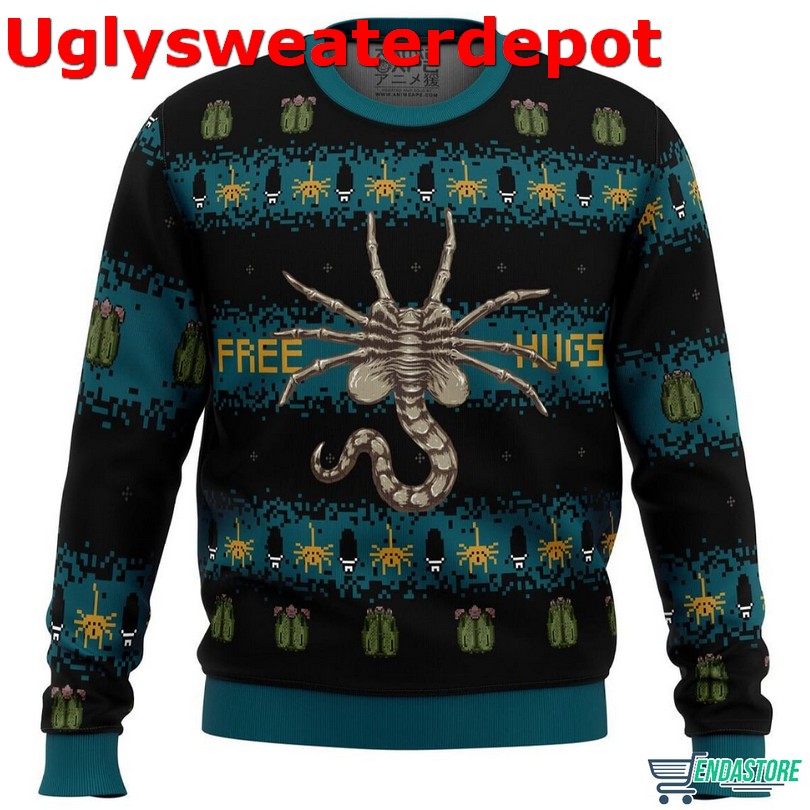 Alien Facehugger Christmas Sweater