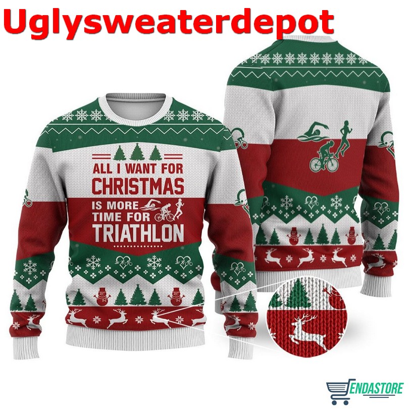 All I Want For Christmas Is More Time For Tuba Ugly Sweater