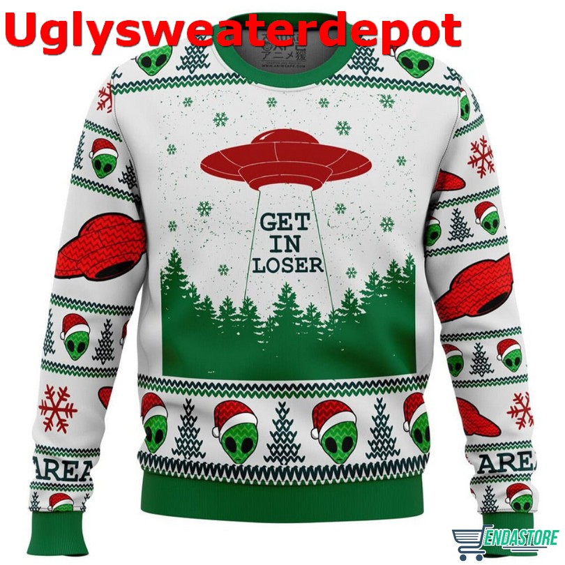 Area 51 get in loser Christmas sweater Area 51 get in loser Christmas sweater