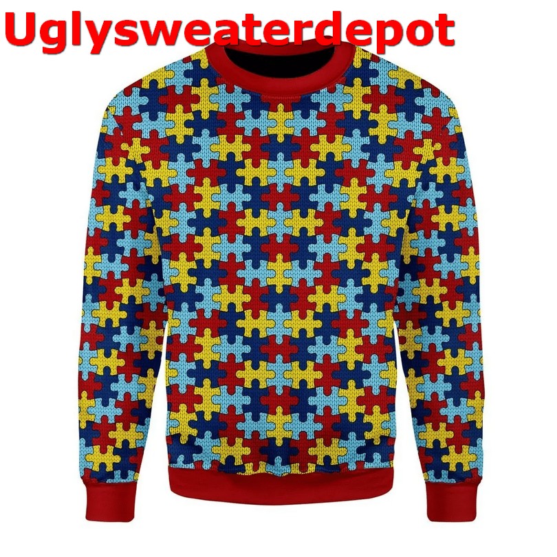 Autism It’s Not A Disability It’s A Different Ugly Christmas Sweater Autism It’s Not A Disability It’s A Different Ugly Christmas Sweater