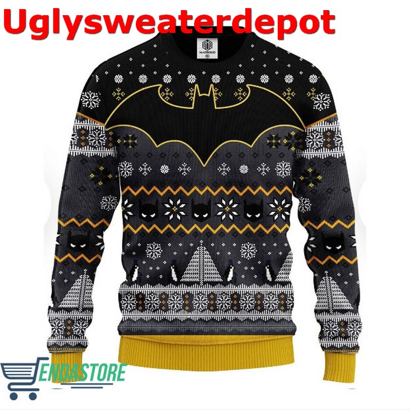 Batman Feature Iconic ugly Christmas sweater