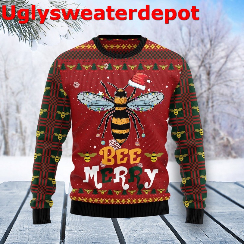 Bee merry Christmas sweater