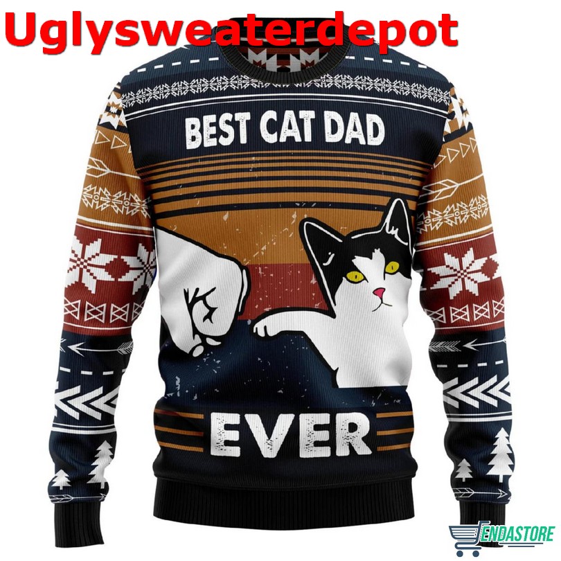 Believe in bigfoot squatching through the snow Christmas sweater