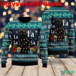 Black Cat Halloween Christmas Sweater