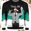 Black cats pine Tree Building Christmas sweater