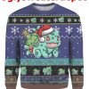 Bulbasaur Charmander Start Pokemon Ugly Christmas Sweater