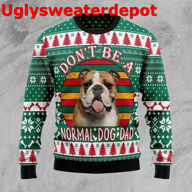 Bulldog it’s the most wonderful time of the year Christmas sweater