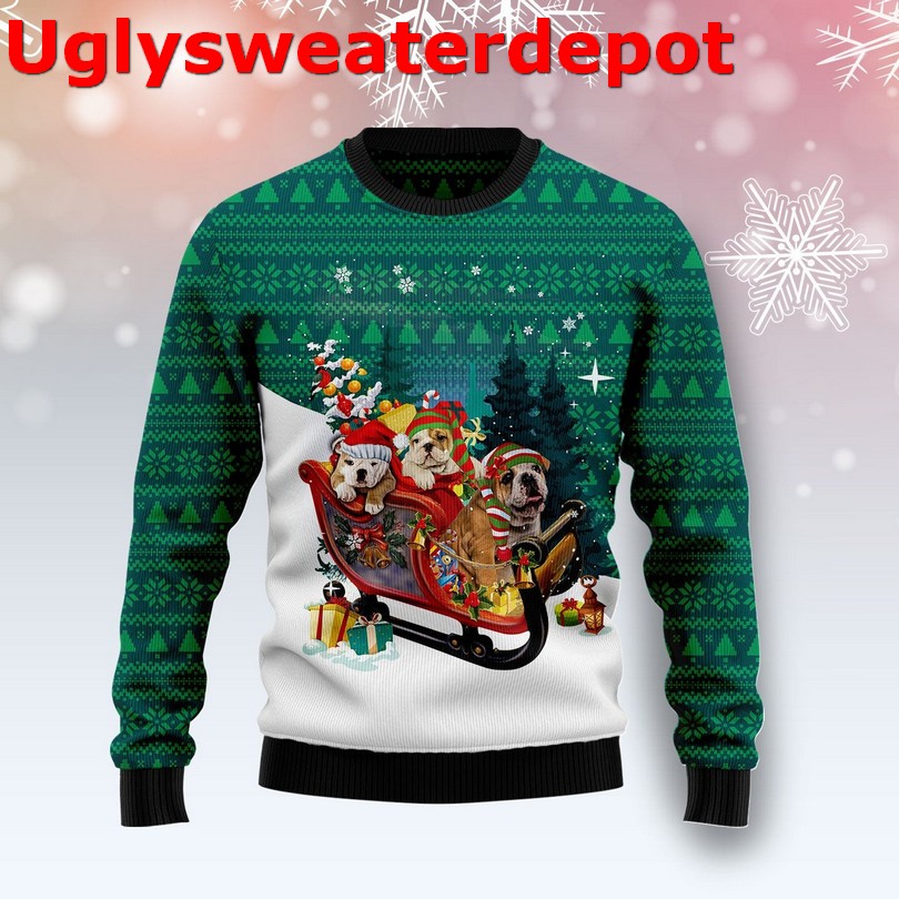 Bulldog They Not Like Us Ugly Christmas Sweater Bulldog They Not Like Us Ugly Christmas Sweater