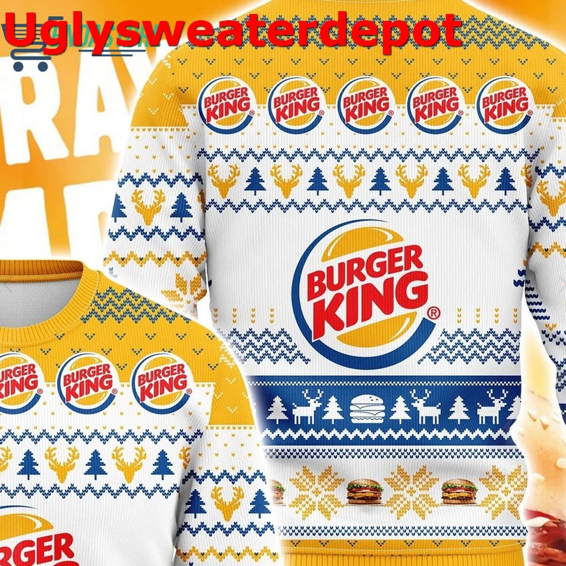 Burger King Ugly Christmas Sweater