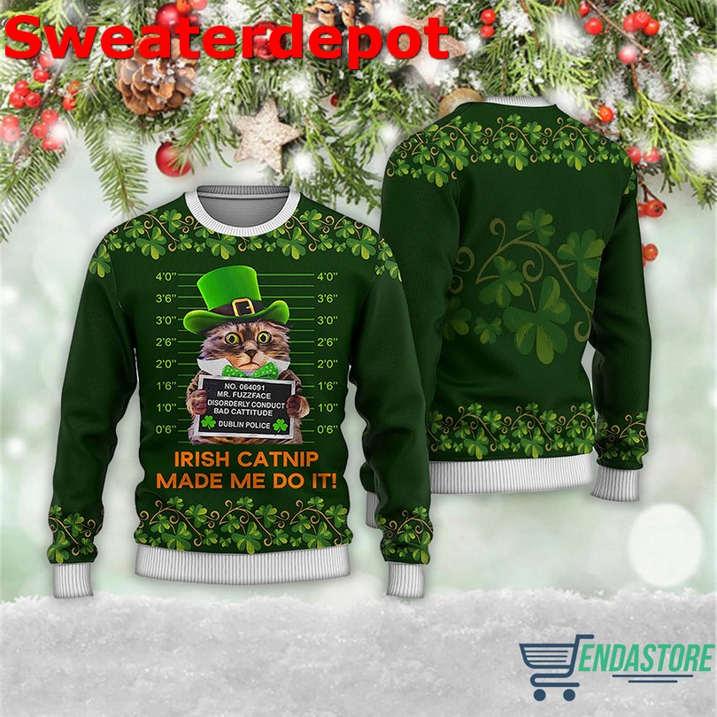 Cat cute witcher noel Mc ugly Christmas sweater