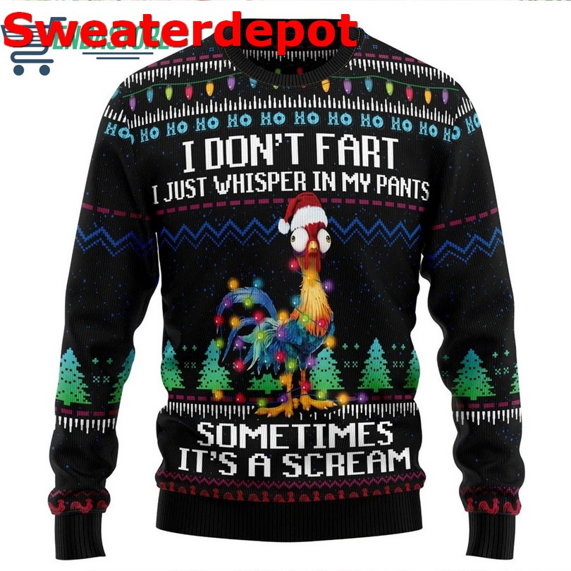 Chicken life Christmas sweater