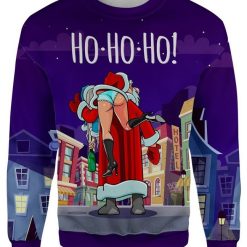 Christmas naughty Santa girl ho ho ho Christmas sweater