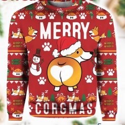 Corgi Merry Corgmas Ugly Christmas Sweater