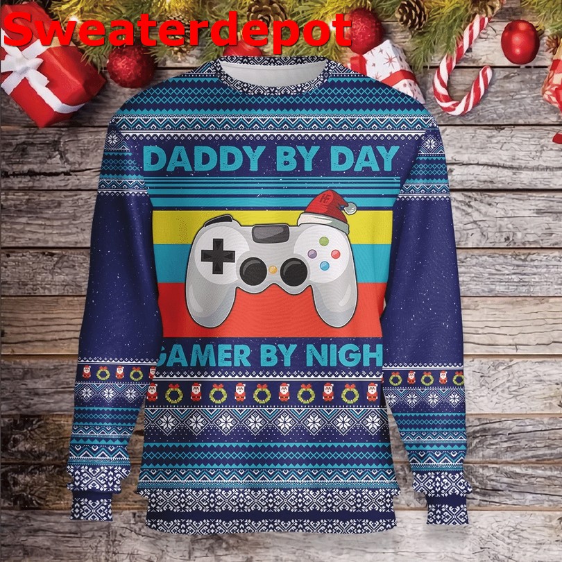 Daddy’s Home White House Pink Trump 2024 Ugly Christmas Sweater