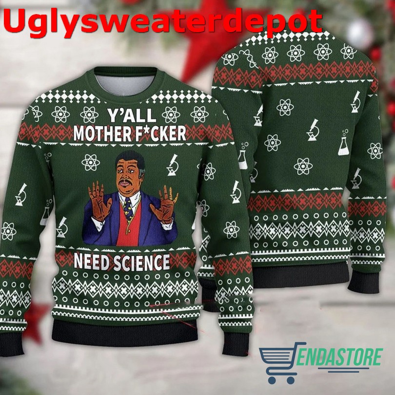 Deer make it rain Christmas sweater