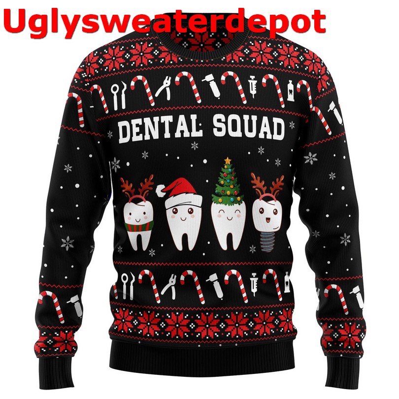 Dental squad Christmas sweater