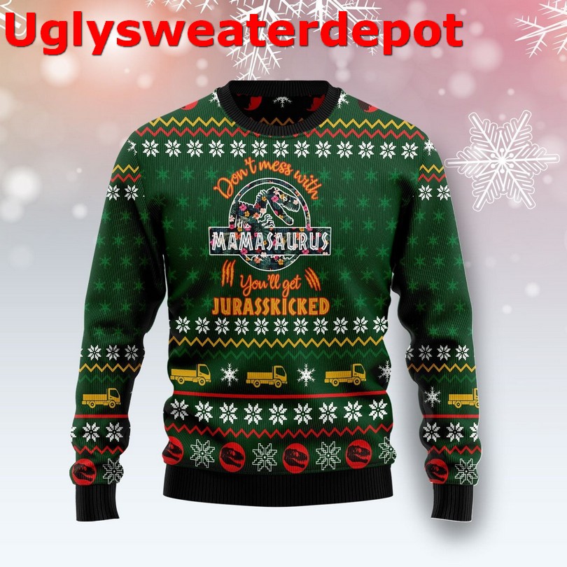 Donkey Buddies Christmas Unisex Womens & Mens Ugly Christmas Sweater