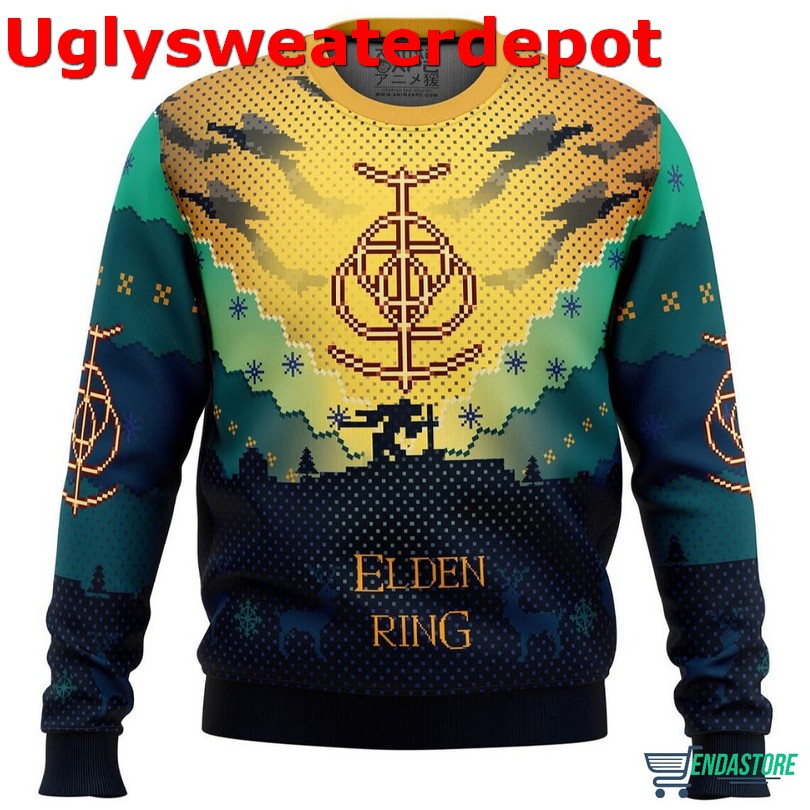 Elephant Mandala Ugly Christmas Sweater