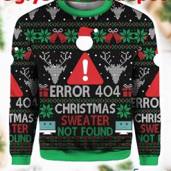 Error 404 Christmas Sweater