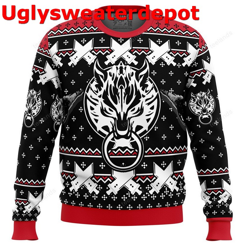 Final Fantasy Classic 8bit Ugly Christmas Sweater