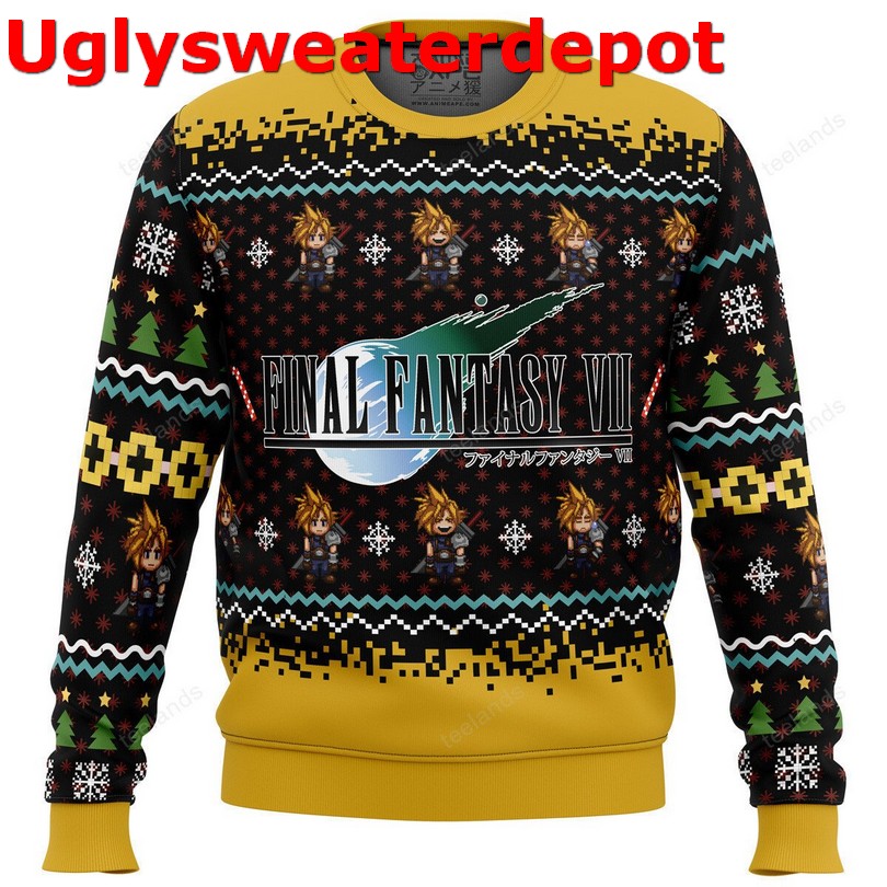 Final Fantasy ugly Christmas sweater