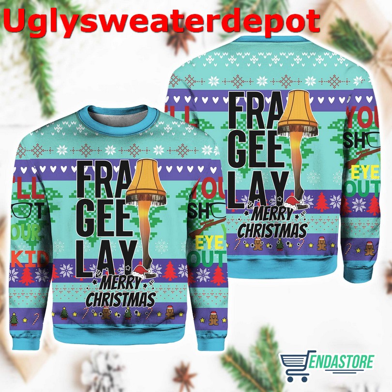 Fold the cheese Christmas sweater