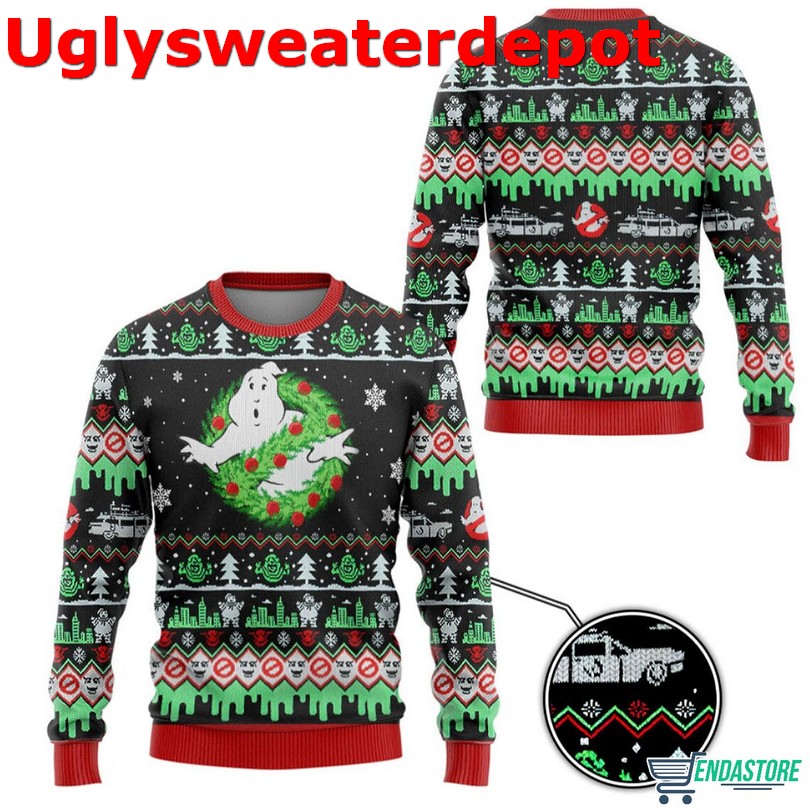 Ghostbusters Ugly Christmas Sweater